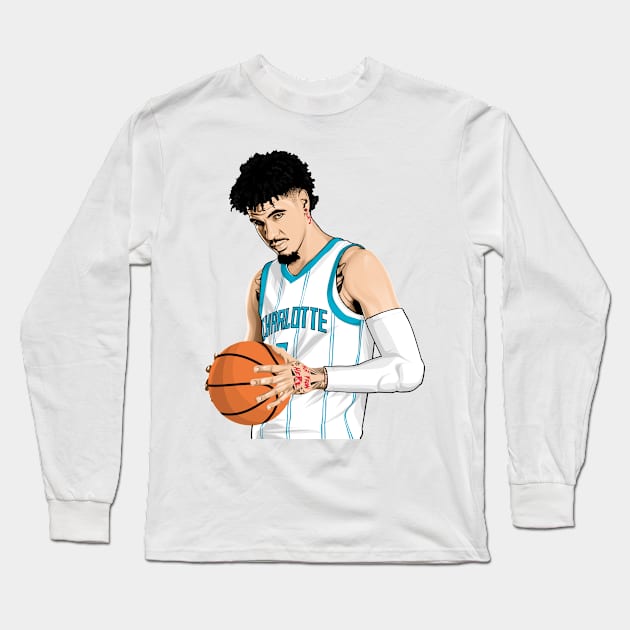 LaMelo Ball Long Sleeve T-Shirt by knnthmrctn